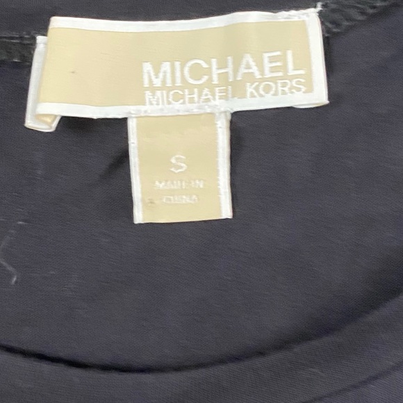 Michael Kors black blouse sweater size small sleeveless - Picture 2 of 2